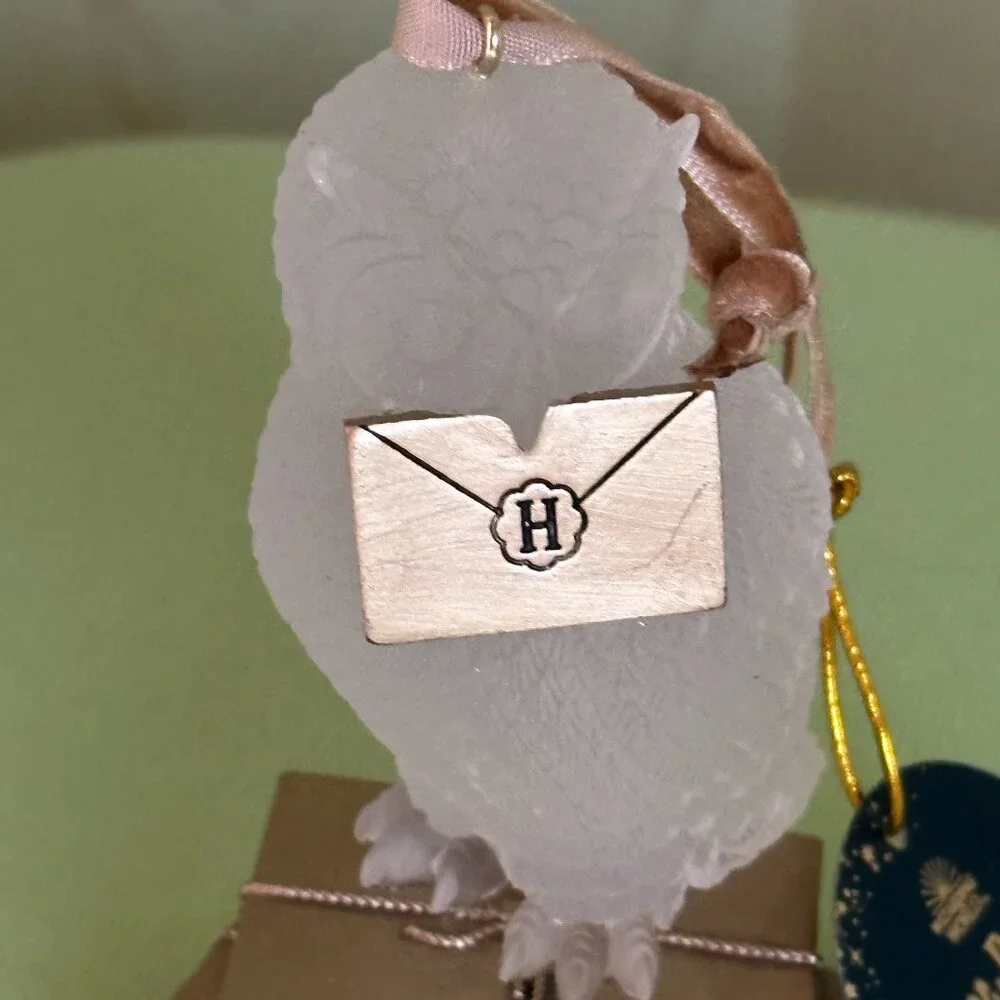 HARRY POTTER HEDWIG LIGHT-UP ORNAMENT:NIB